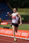 Chris O'Hare winning the 1500 metres at the Sainsbury's British Championships, Birmingham.